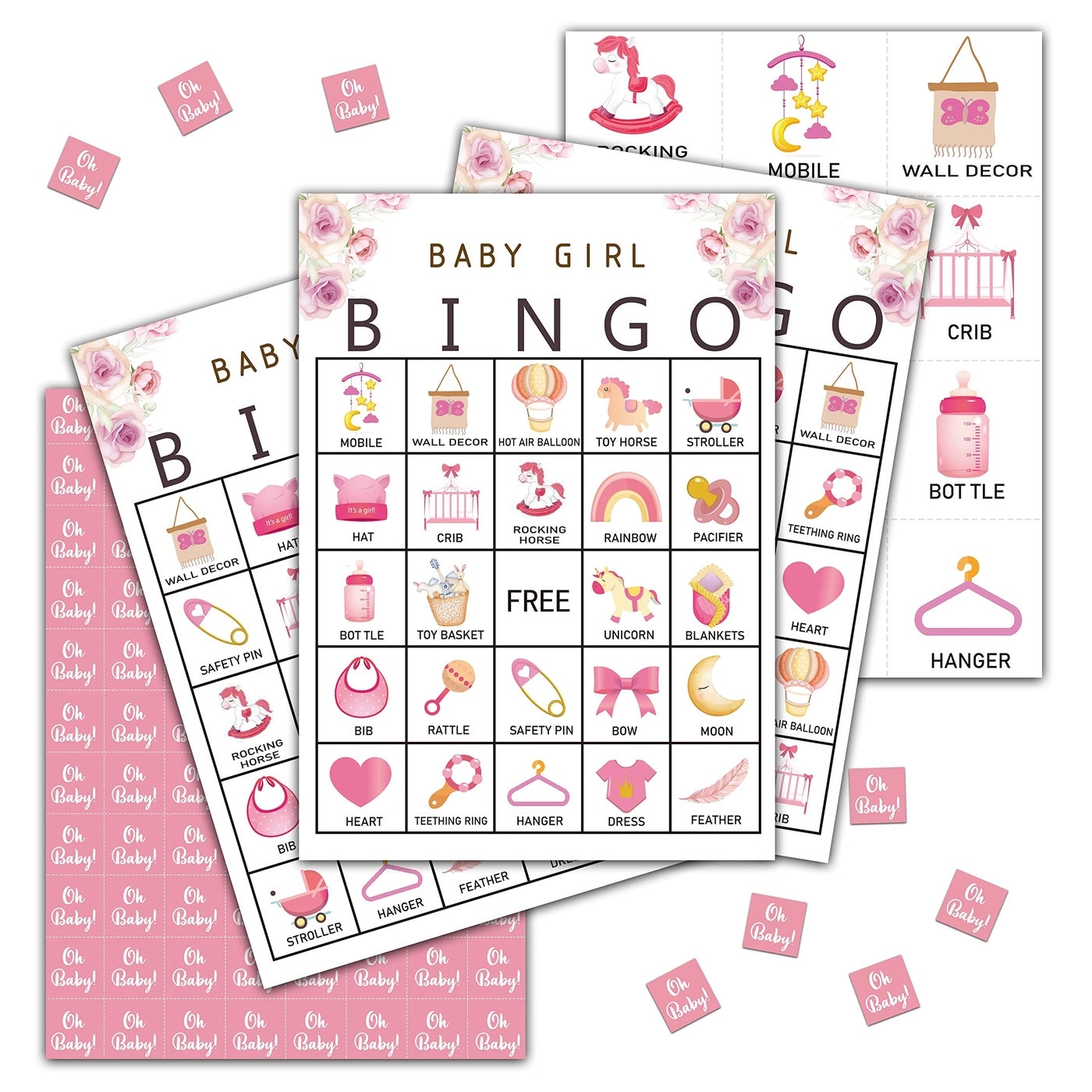 Tedea Baby Shower Bingo Game - 24 piece(s)