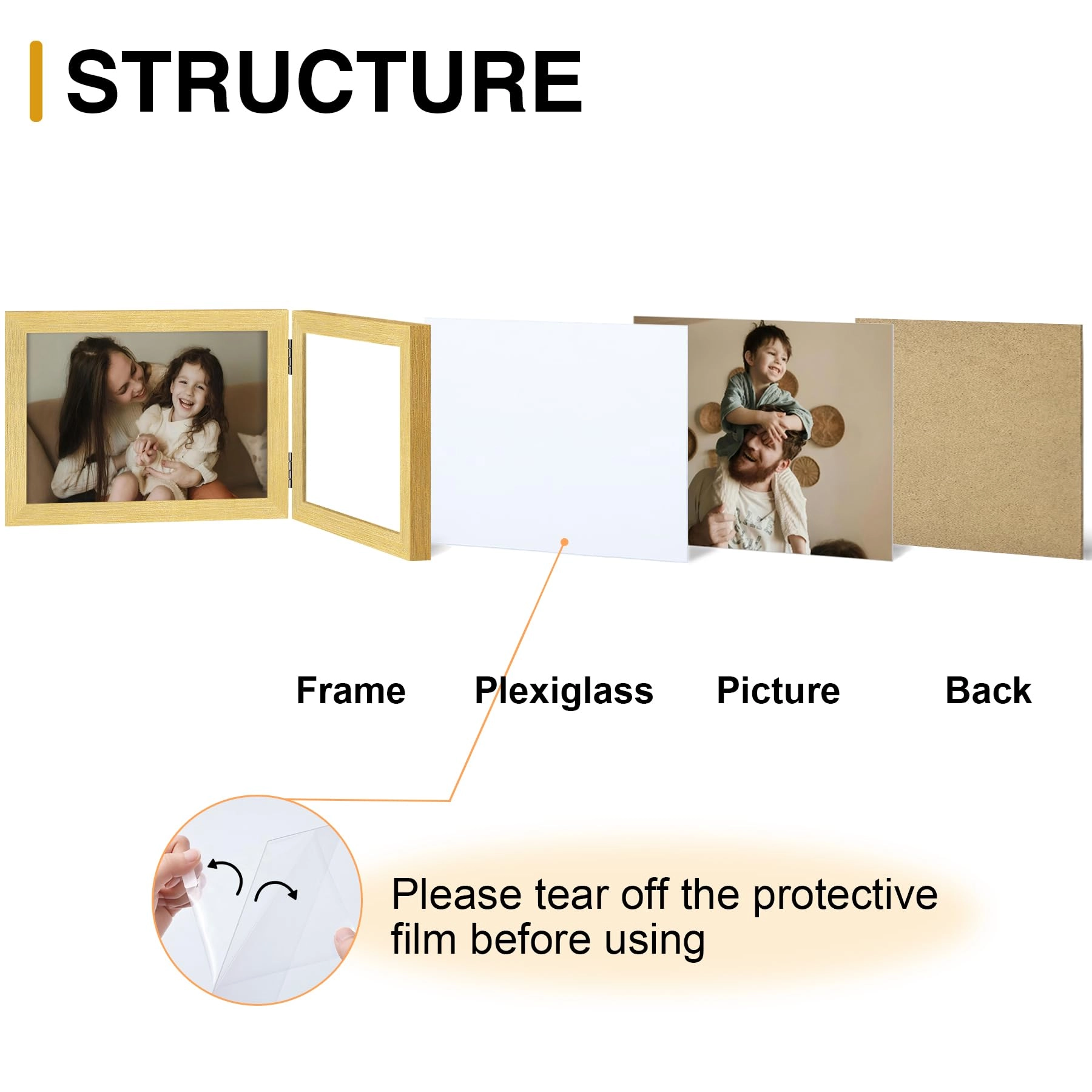 Double Picture Frame - 5x7 2