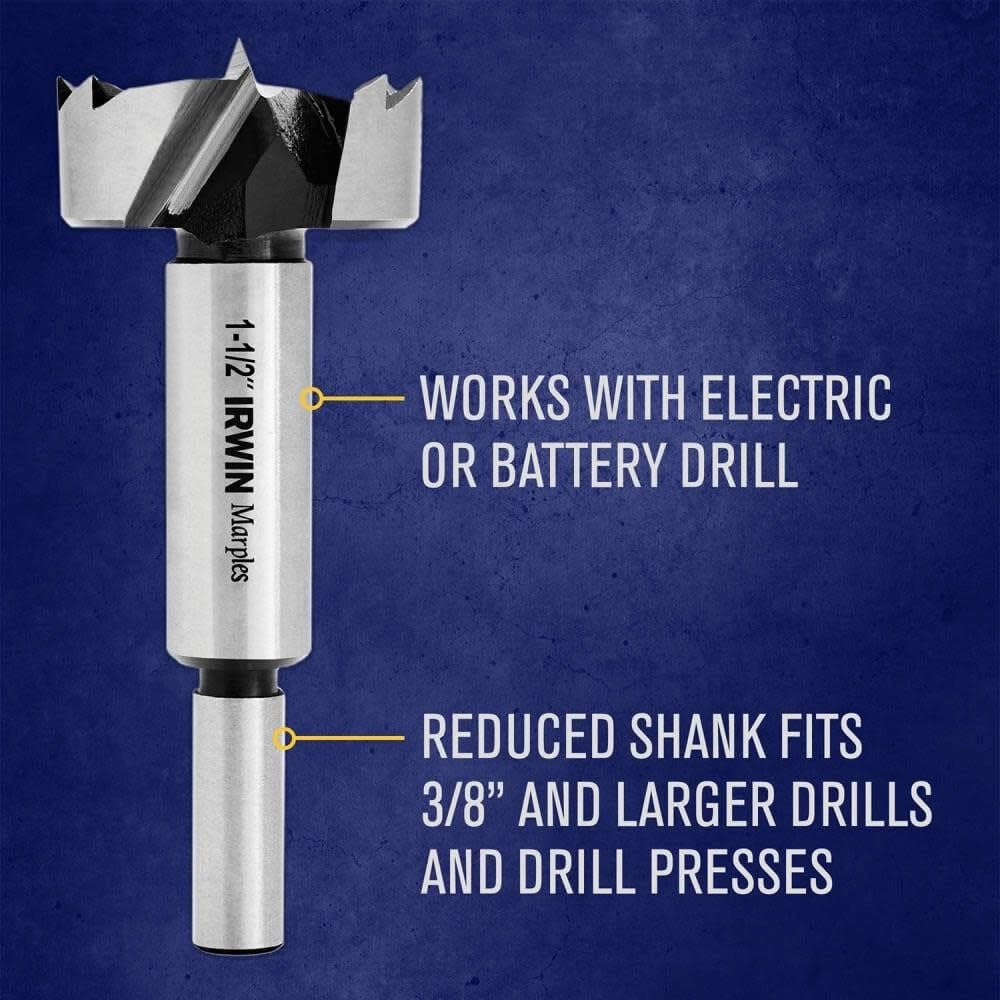 Marples Forstner Bit Set - Carbon Steel 14 piece(s) 38.1Mm 41.2Mm 50.8Mm