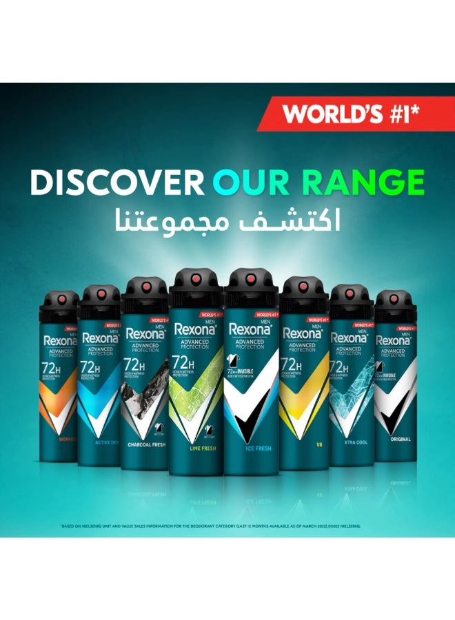 Men Antiperspirant Deodorant Spray - 150 milliliter