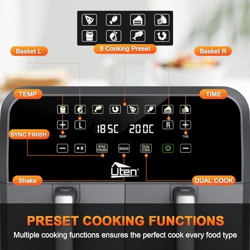 Double Air Fryer XL E1905