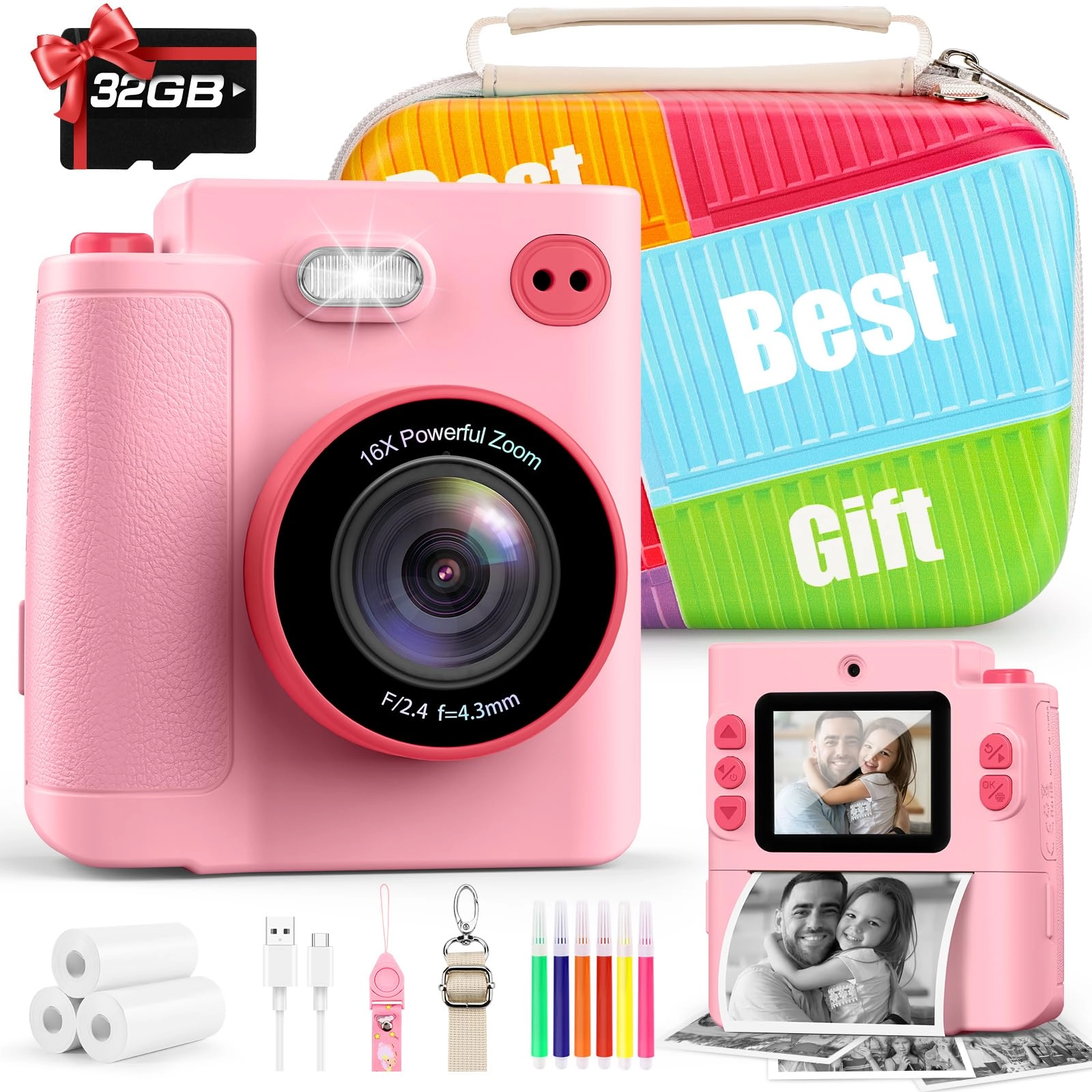 X8D - 1080P Instant Print 32GB