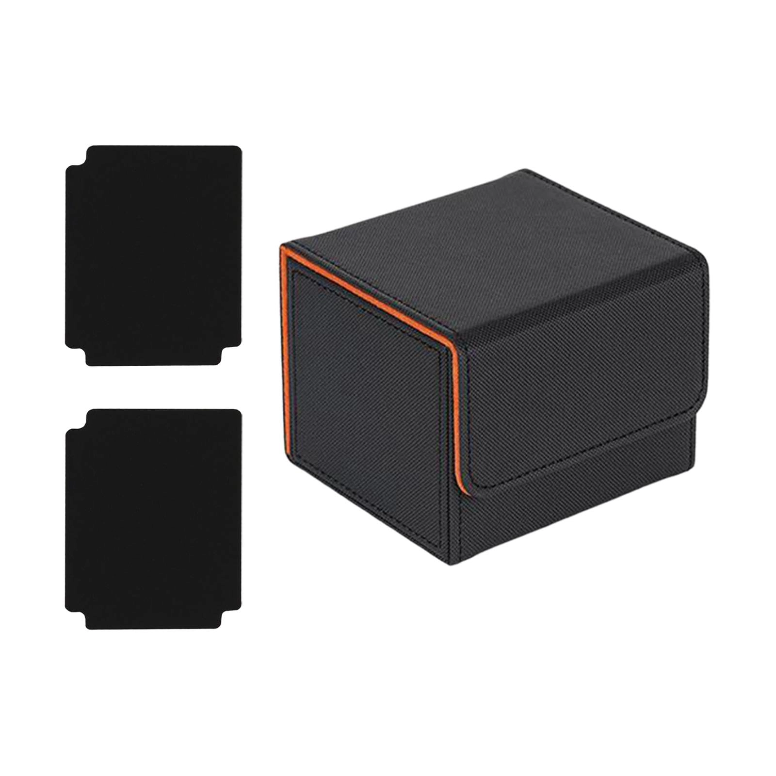 Trading Card Deck Box - PU leather Red