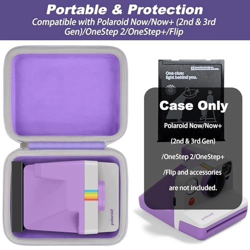 Hard Travel Case - Polaroid I-2, Now+ 2nd Generation I-Type, Originals Now+, OneStep 2, OneStep+ Instant Film Camera
