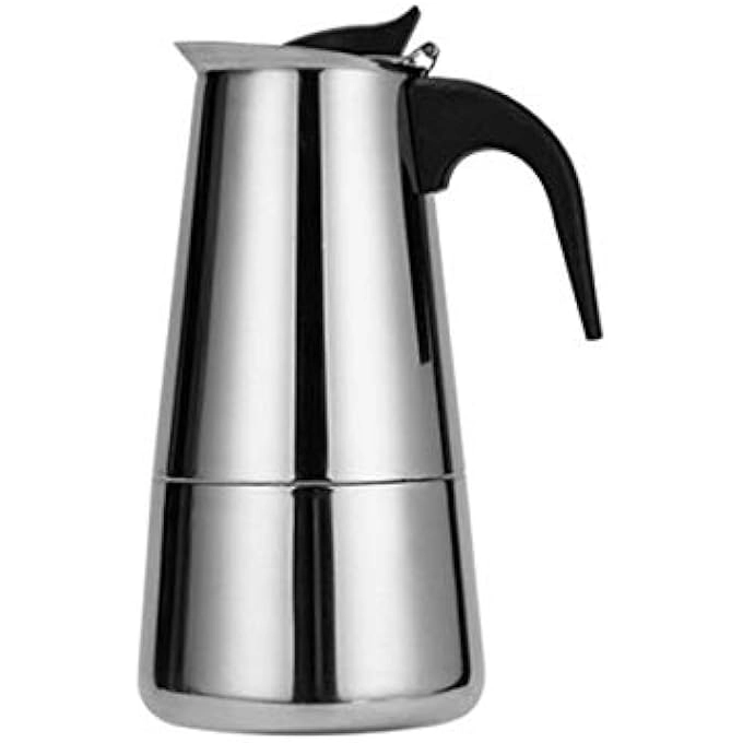 Moka Pot - 6 Cup Stainless Steel Stovetop