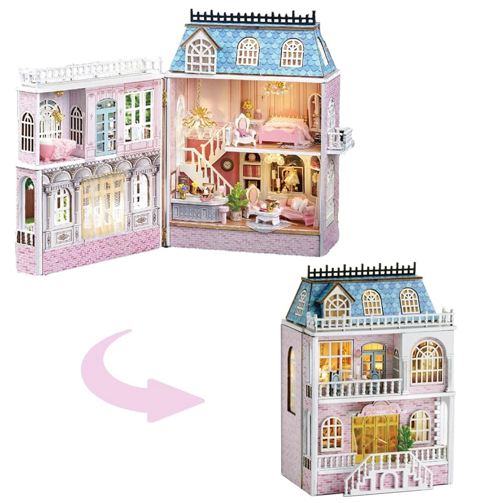 Miniature Dollhouse Kit - Warm House 1:32