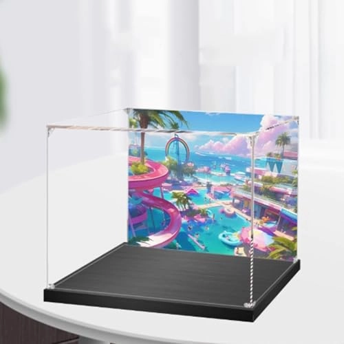 Acrylic Display Box for LEGO 42630 Xinhu City Water Park Kit