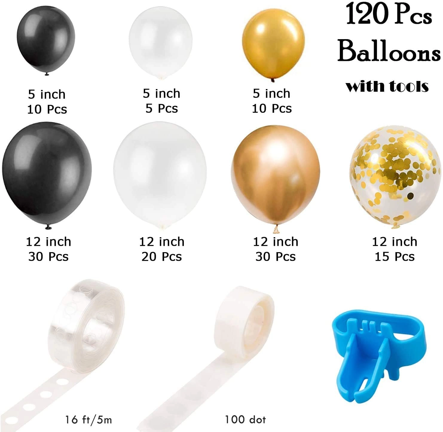 Balloons Arch Garland - Set Of 113 Wedding Birthday Party