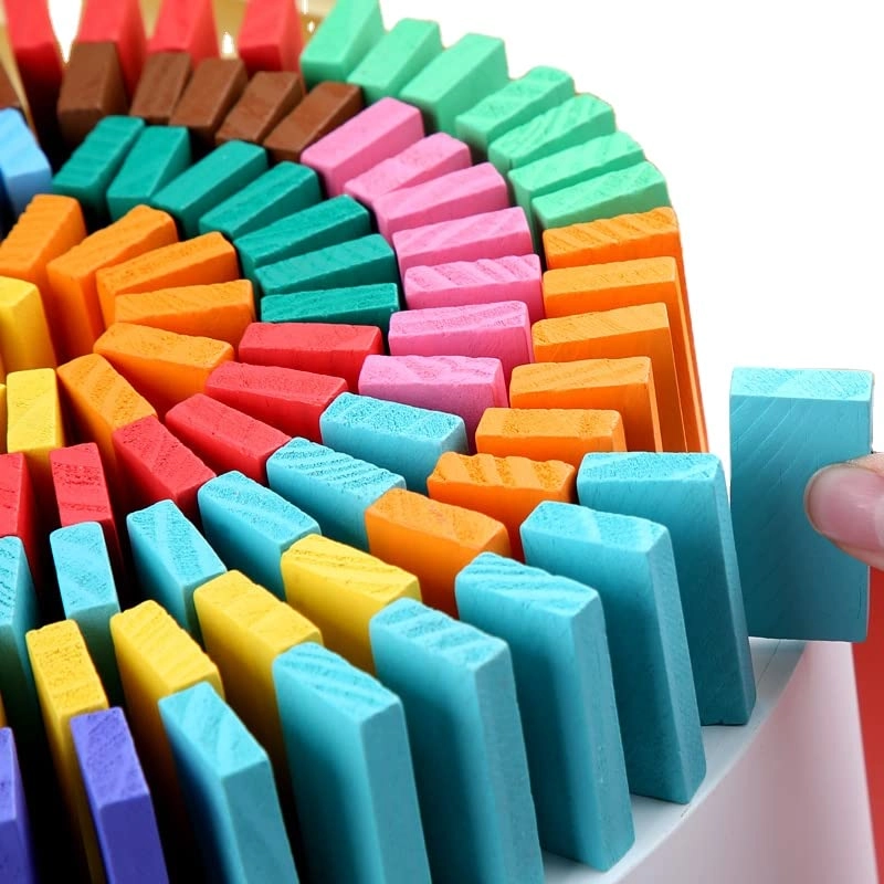 Wooden Building Blocks - 100pcs