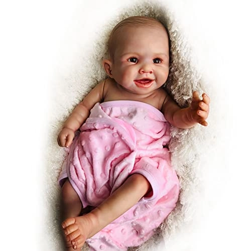 Reborn Baby Doll - 20 Inch Black Eyes