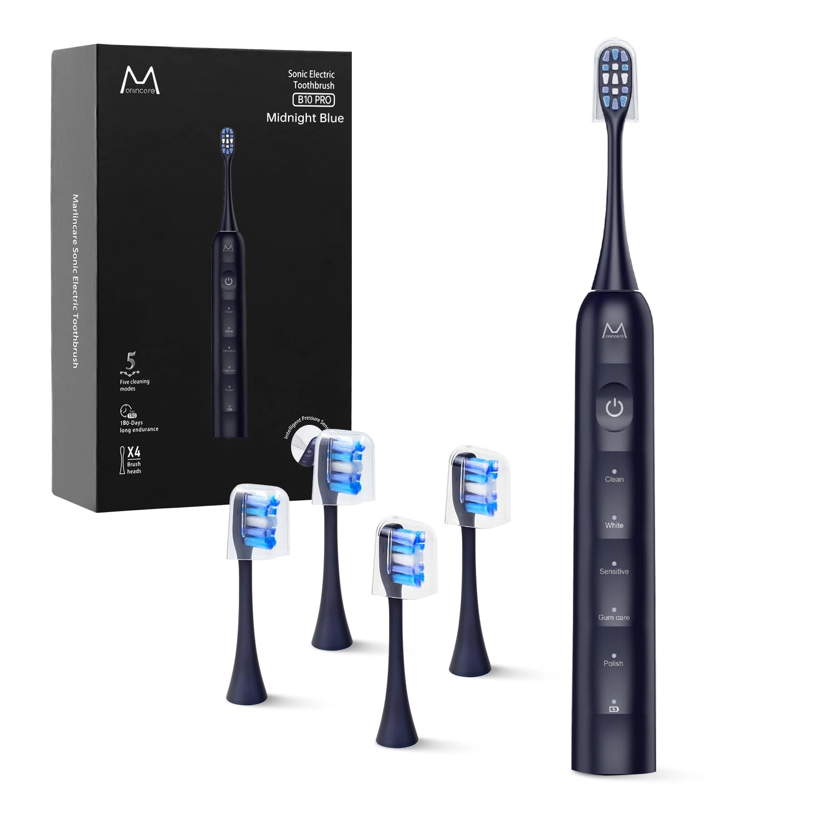 Electric Toothbrush - Rechargeable Sonic 4 Replacement Heads
