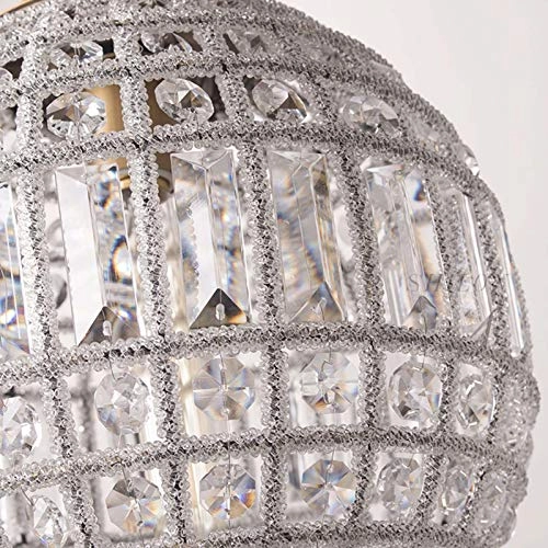 During Princess Children's Room Bedroom Porch Corridor Chandelier,E14 French Style Chandelier,Retro Old Iron Lamp - 3pc