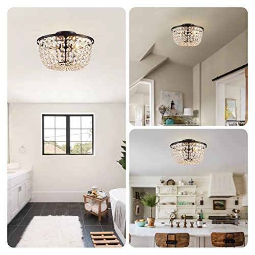 Crystal Leaf Chandelier