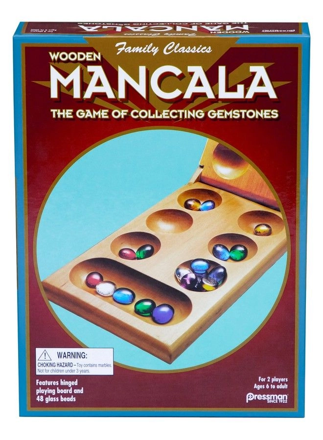 Classic Mancala - Fullsized Solid Wooden Board