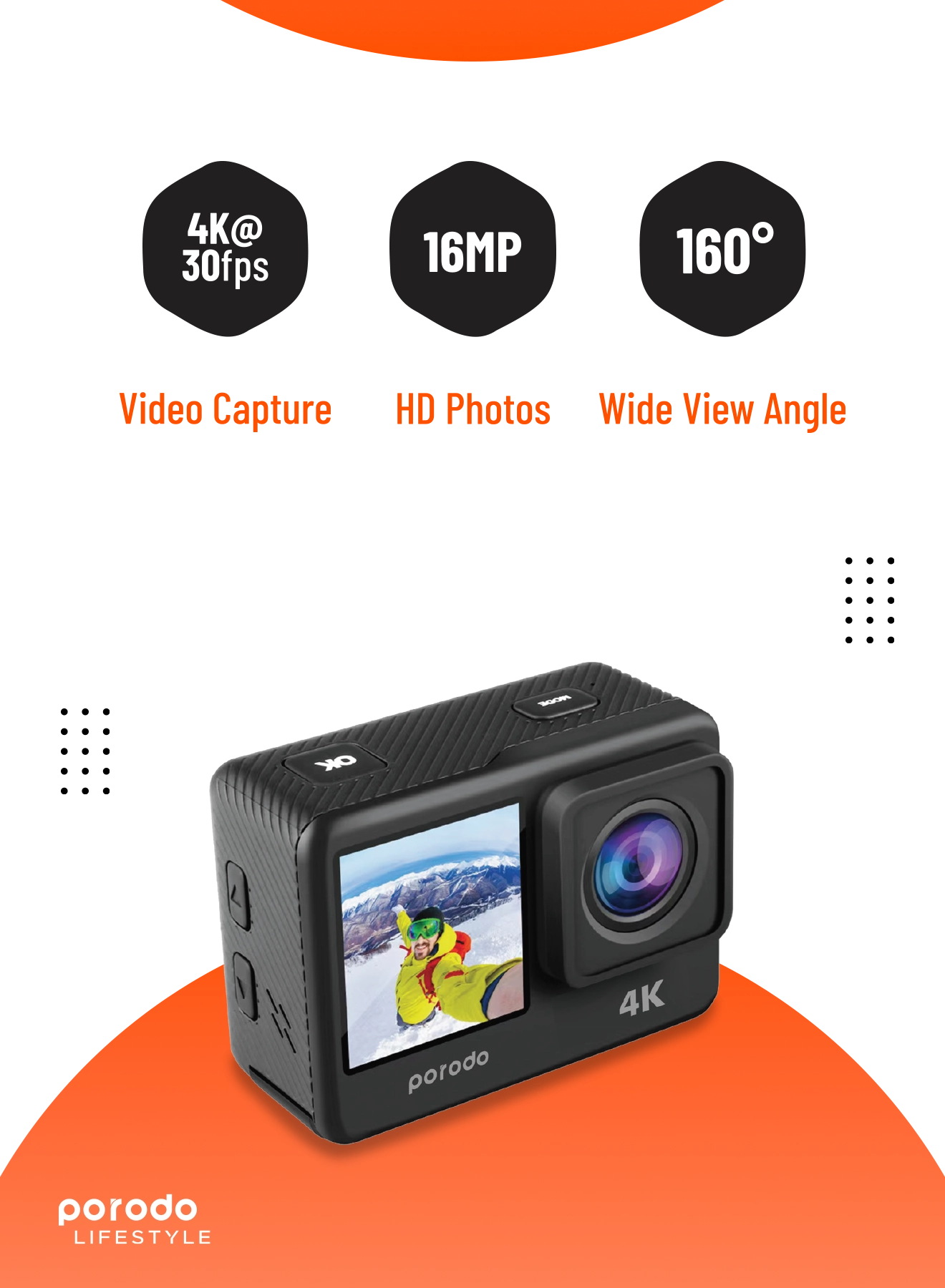 Lifestyle Action Camera - 4K 30FPS