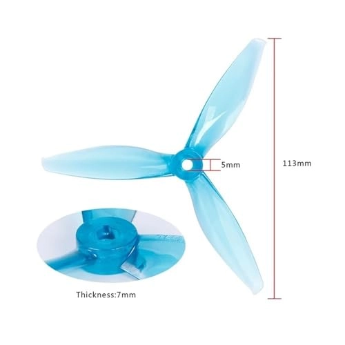 5135V2 - 6 Pairs 5.1 inch 3-Blade