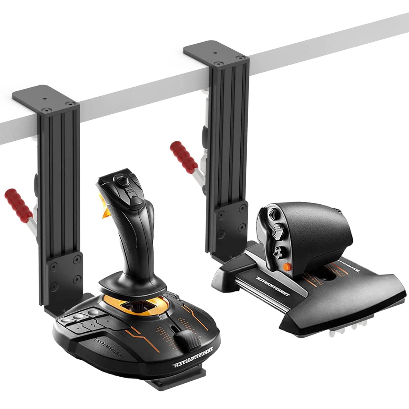 Desk Mount Holder - X52/X56/HOTAS Warthog/T.16000M FCS/T.Flight/SimTask Farmstick/Sol-R1/Sol-R2/VKB/VPC/Winwing Pack