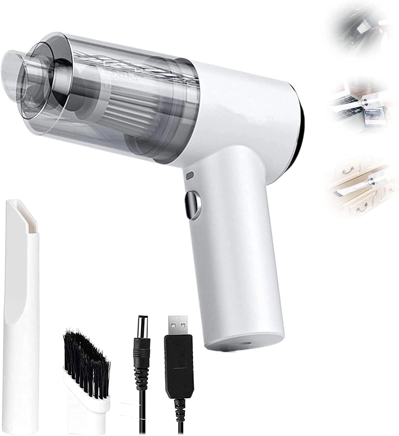 Homezo Cordless Handheld Car Vacuum - 2000Amhbatteries