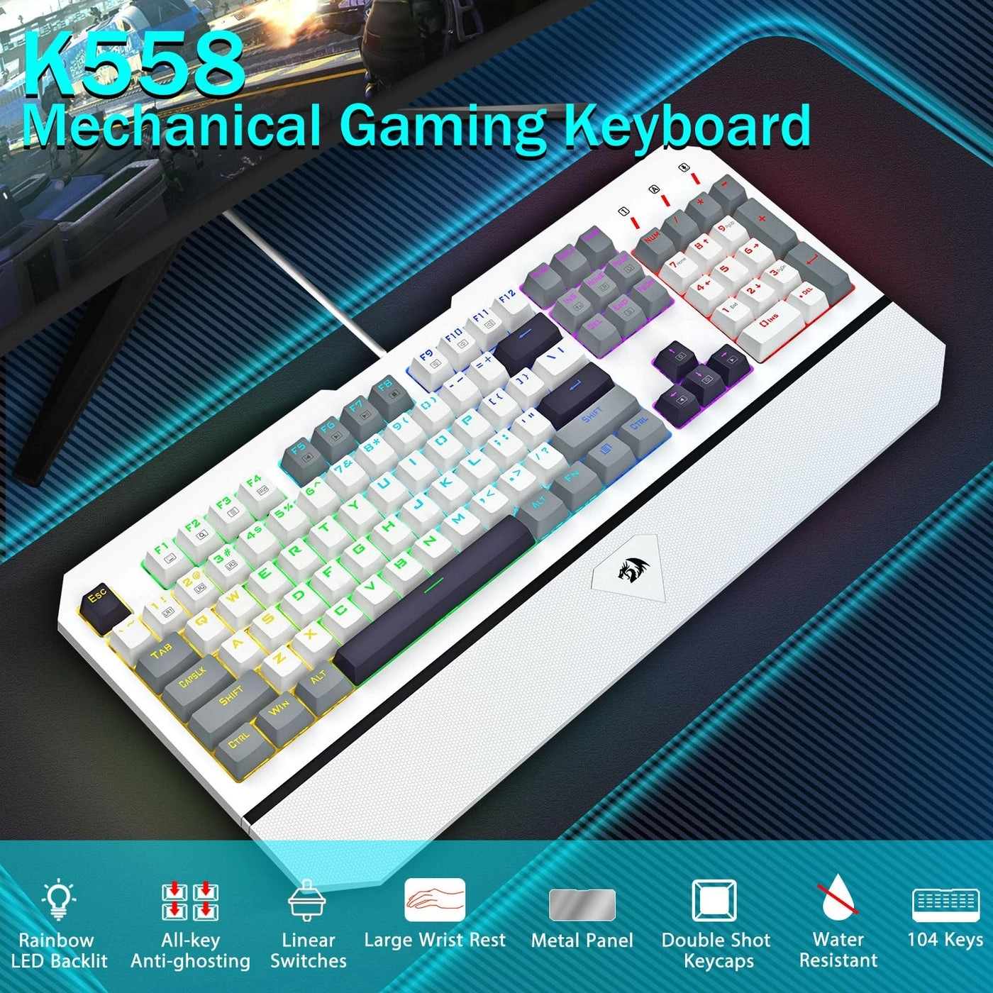 Gaming Keyboard - DE Wired