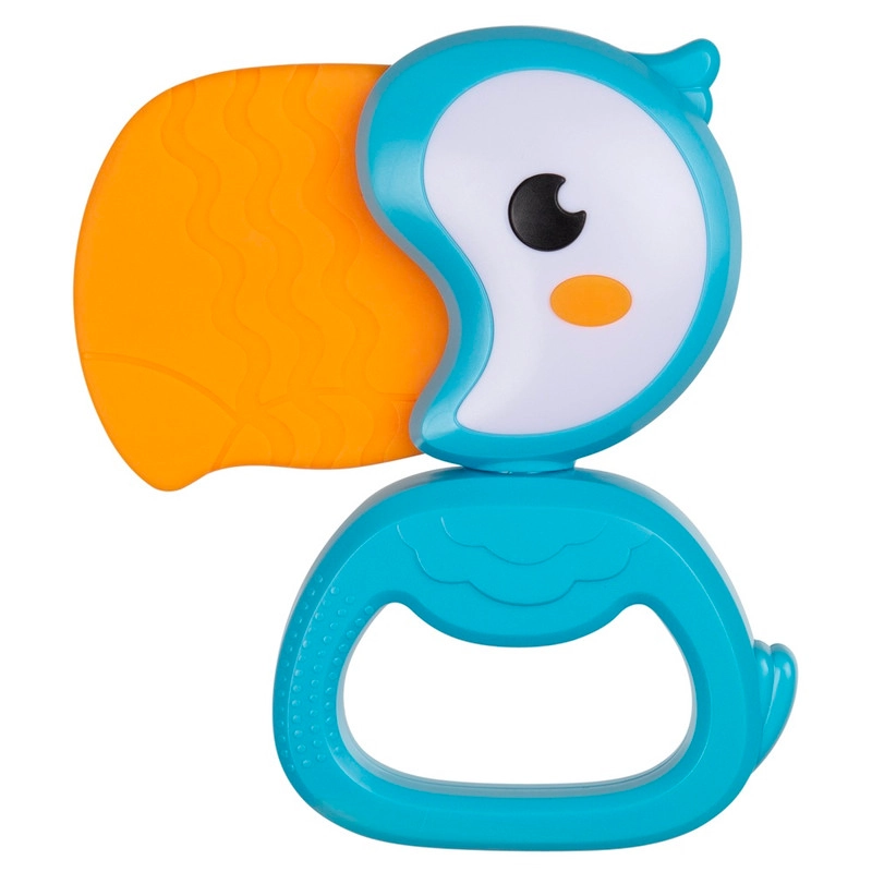 Playgro Click Clack Toucan - 6 months & above ABS, TPE 1 x Click & Toucan