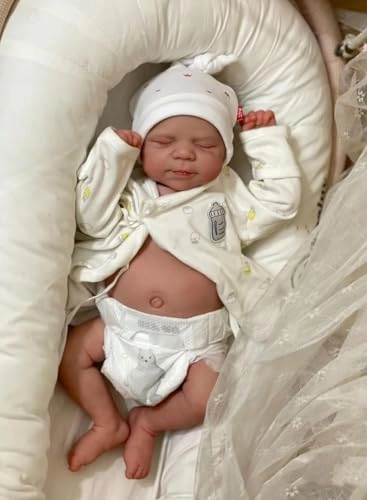 Reborn Baby Doll - 18 Inch Full Silicone Vinyl Boy