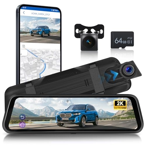 WiFi Mirror Dash Cam - 2K