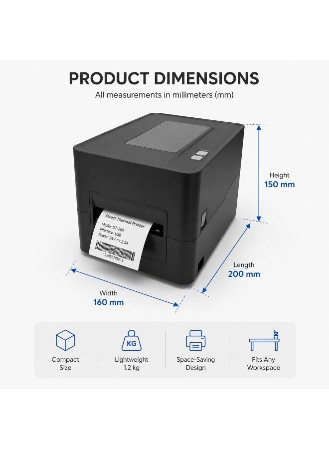 Thermal Transfer Barcode Label Printer