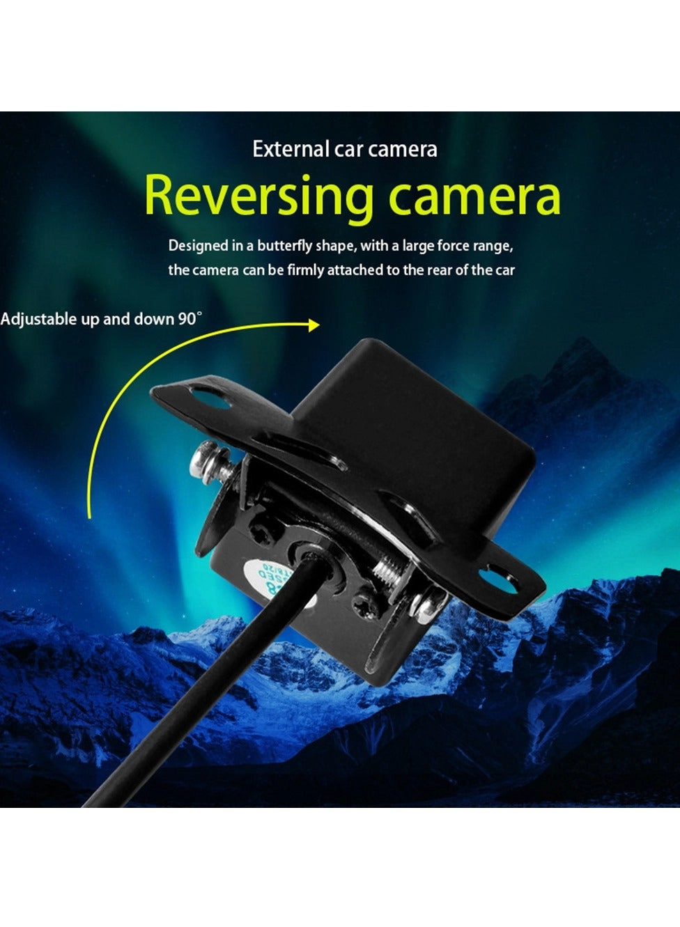 HD reversing camera with light - night vision 720*480 pixels