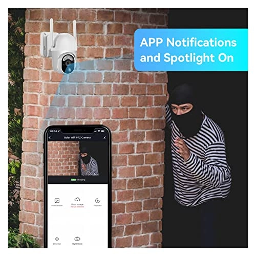 Outdoor Solar Security Camera 2K