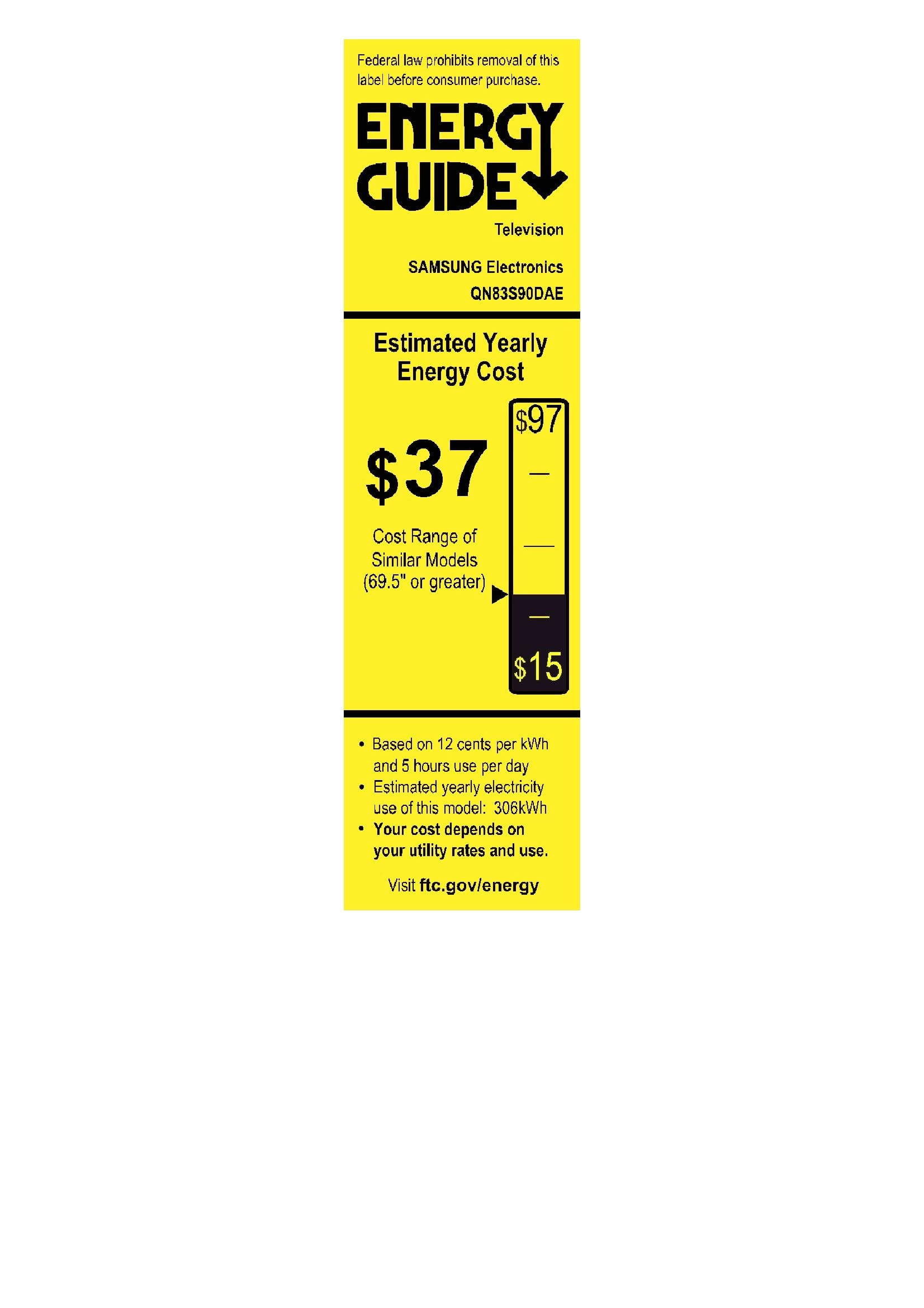 QA83S90DAEXZN - 83 inch