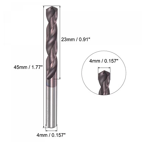 Carbide Twist Drill Bits - DIN K45 4mm
