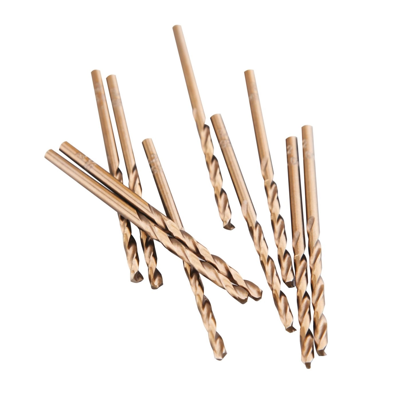 M35 Cobalt HSS Jobber Length Twist Drill Bit - M35 Cobalt HSS 10 PCS 1/8"