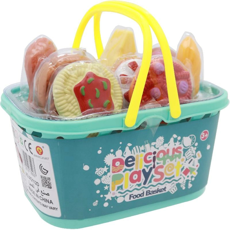 Delicious Play Set Food Basket - Snack Kid's Pretend Play (XG112D)