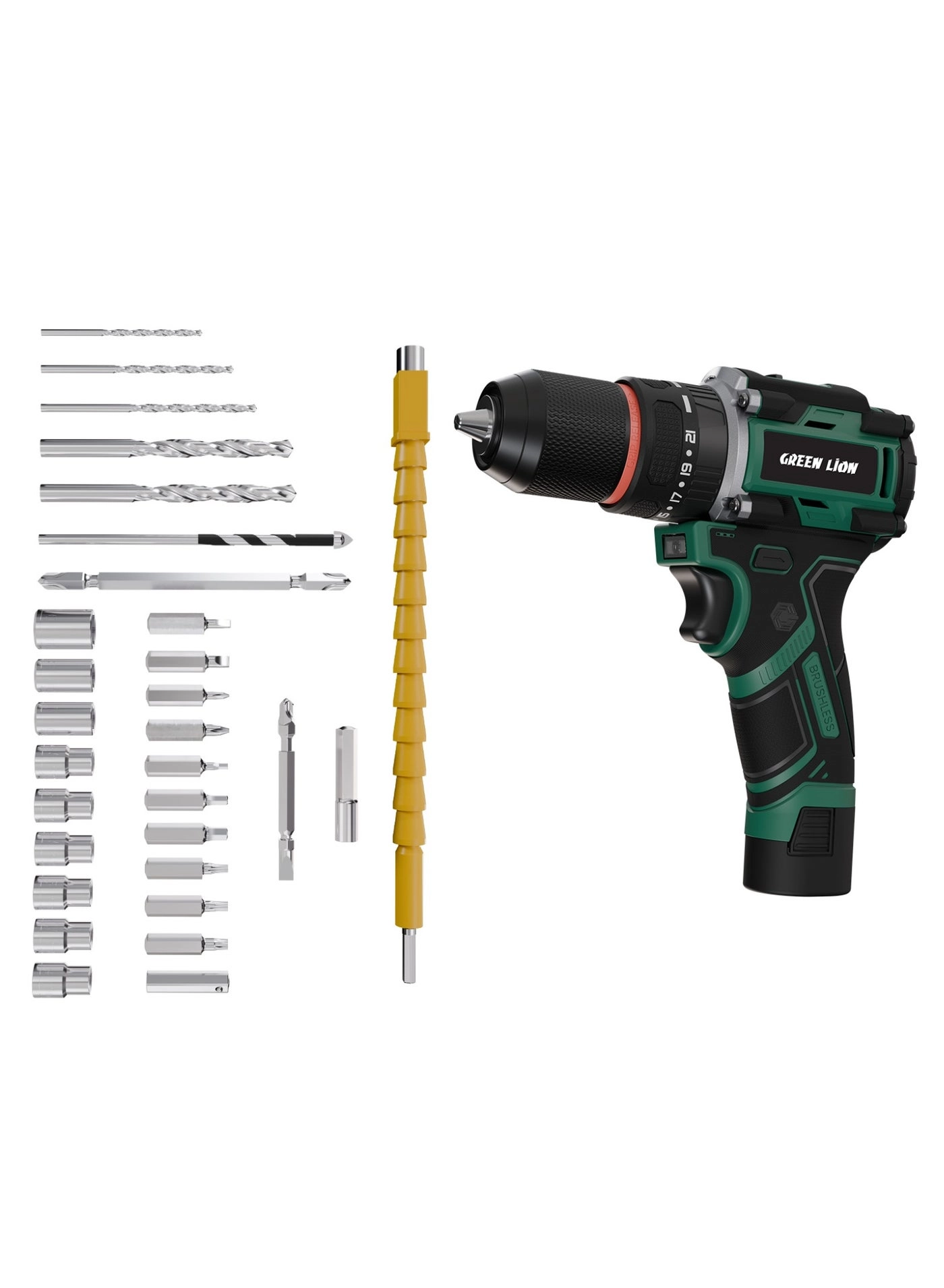 GREEN LION Cordless Hammer Drill - 2.0Ah