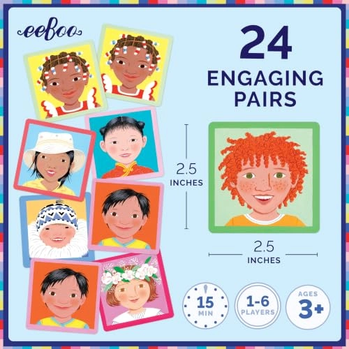 I Never Forget a Face - 3 and up 24 Pairs pieces