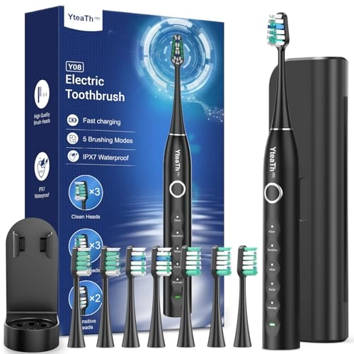 Y08U - 8 Brush Heads 120 Days Battery Life USB C