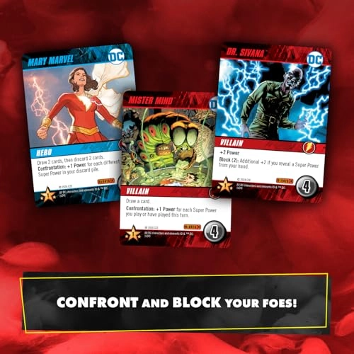 DC Deck-Building Game: Rivals – Shazam! vs. Black Adam - Card Game