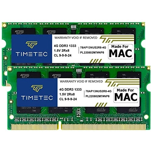 DDR3 1333MHz PC3-10600 - 8GB SODIMM DDR3L