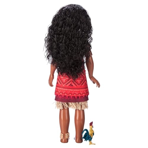 Moana 2 Singing Doll - Poseable Sings 'We're Back' Includes Hei Hei Figure