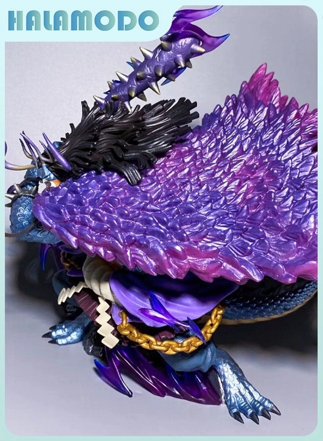 Gear 5 Nika Luffy VS Kaido Dragon Figure - 25cm Battle Scene