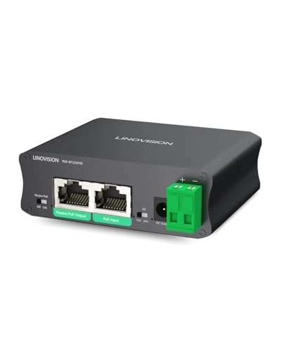 PoE Splitter - DC12V/24V 30W 2 ports Gigabit