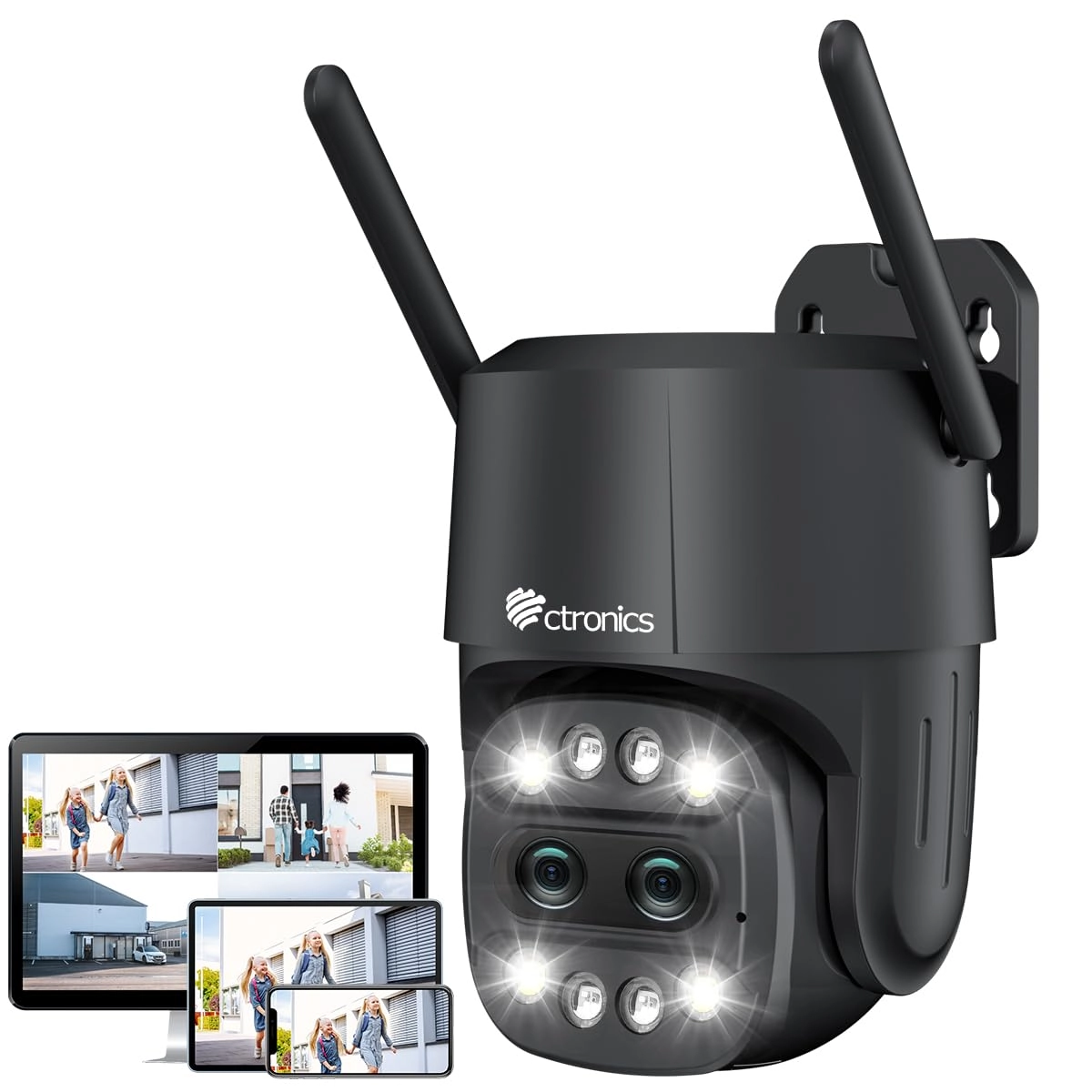 Ctronics 6X Hybrid Zoom Outdoor Wi-Fi Camera