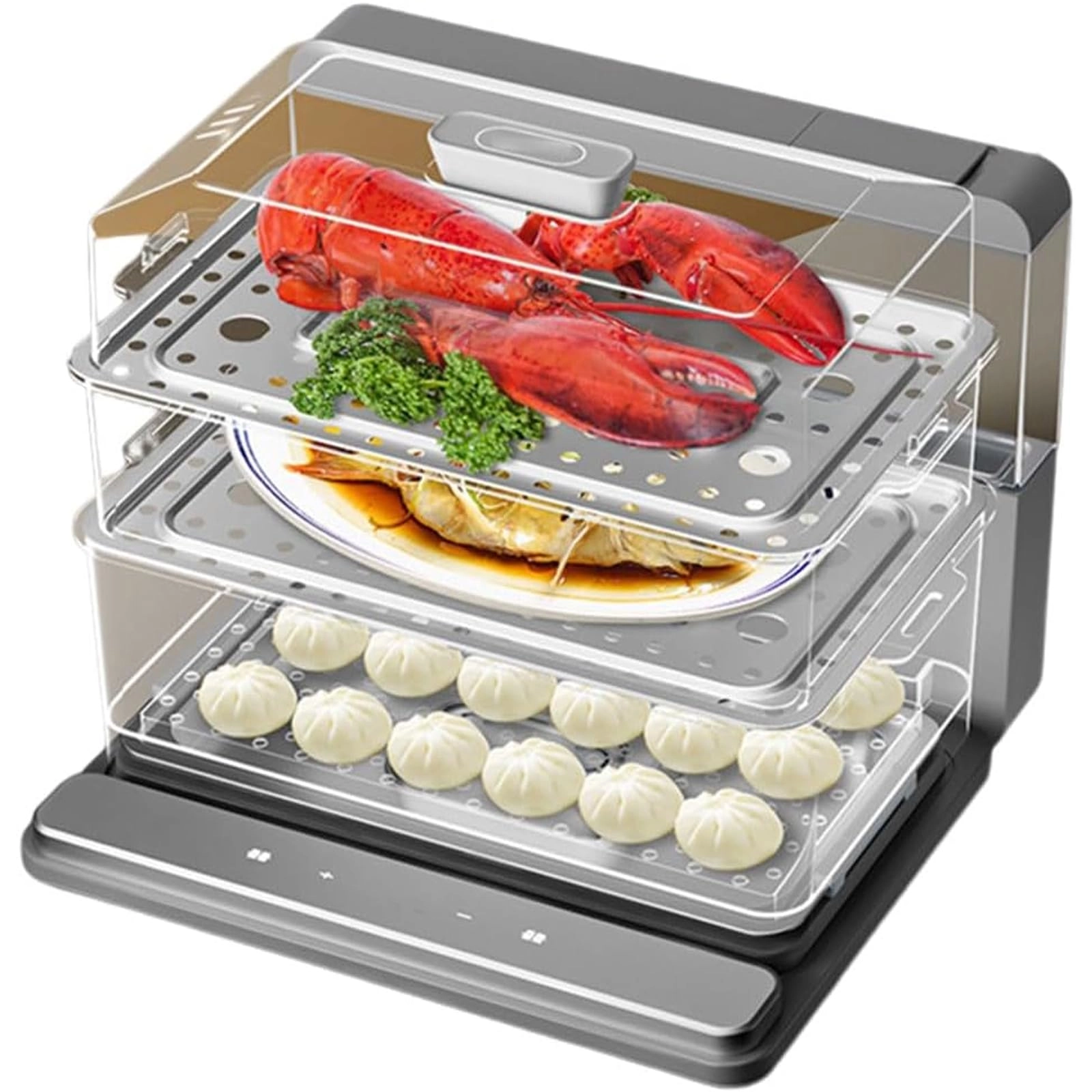 VimrOd Electric Food Steamer - 20 Liters