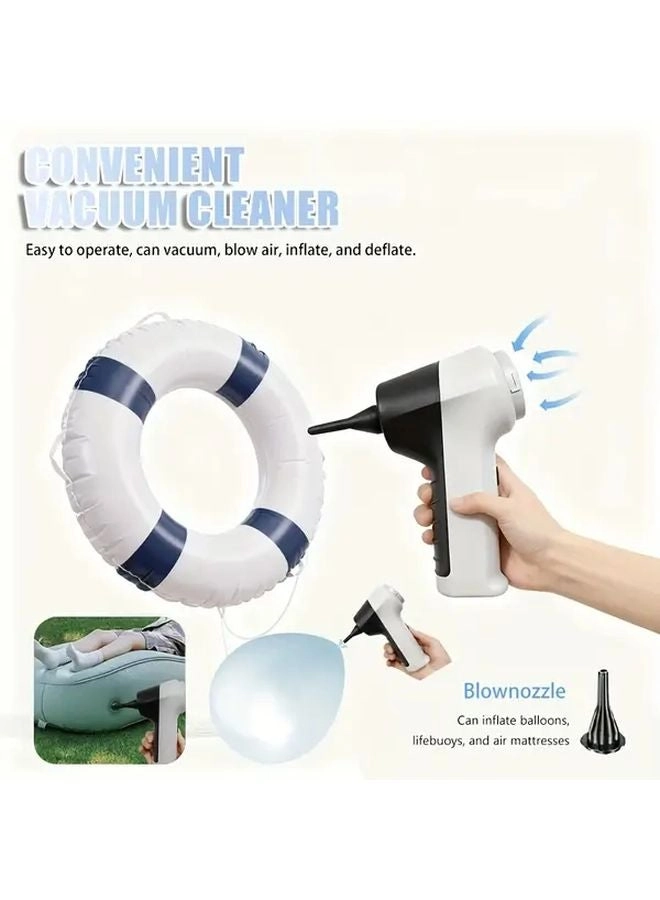 4-in-1 Wireless Handheld Vacuum Cleaner - 2000mAh