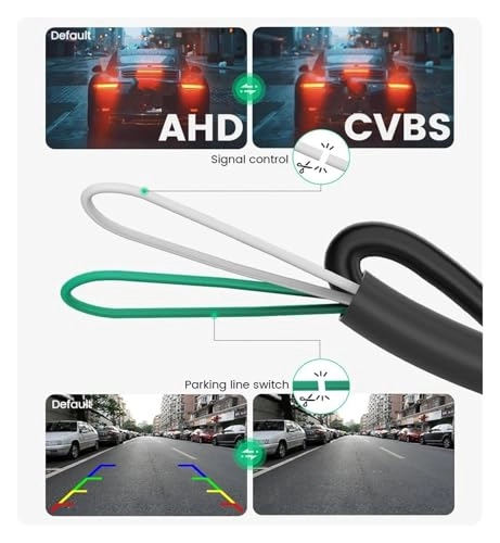 Rear Reversing Backup Camera - Night Vision 4-PIN Cable