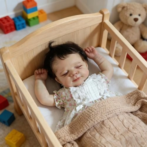 Pascale Reborn Baby Doll - 18 inch Vinyl sleeping Ages 3+