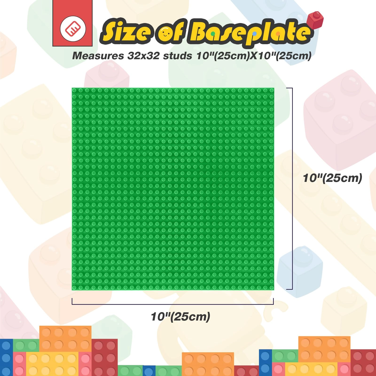 Classic Baseplates - 12pcs