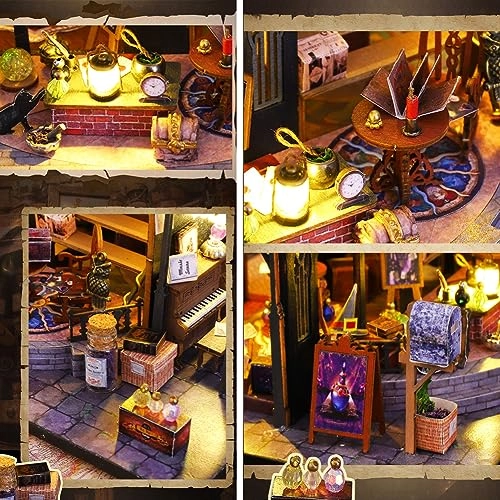 Miniature Wooden Dollhouse Furniture Kit - Creative Room 1:24