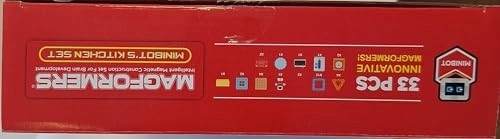 Minibot's Kitchen Set Shape Recognition - 3 years and up 33 pieces