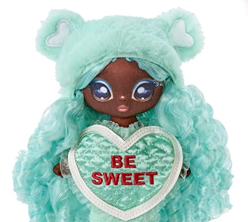 Cynthia Sweets Fashion Doll - 7.5" Mint Green Hair Teddy Bear-Inspired Ages 5+